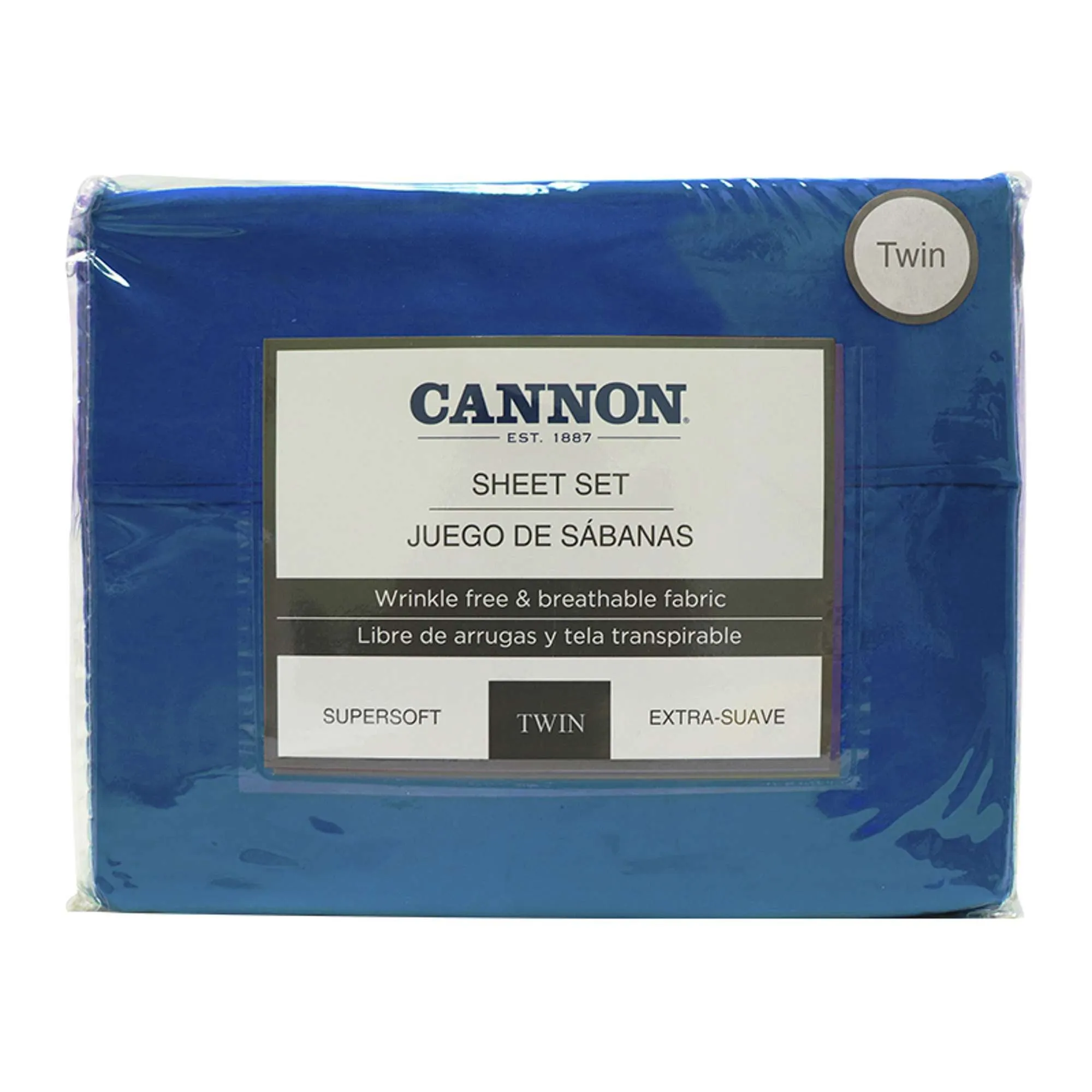 Sábana Cannon Twin Lisa Azul