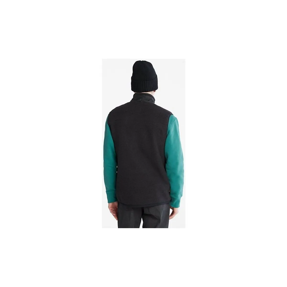 TB0A24DA0011  SHERPA FLEECE VESTBLACK