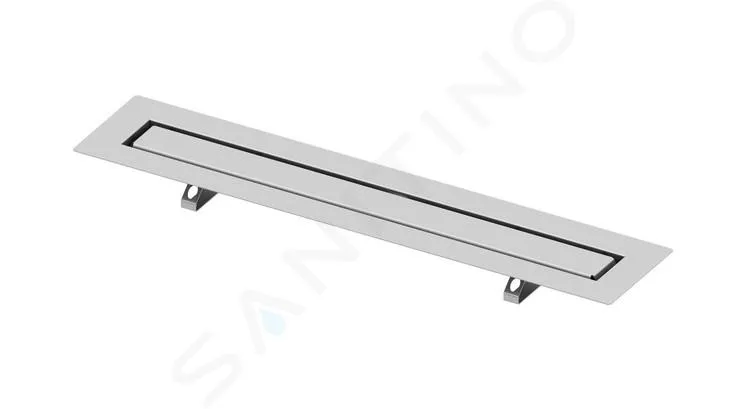 TECE TECEDRAINLINE  CANALETA DE DUCHA 90 CM, PARA ADHERIR AZULEJOS, CON TAPA, ACERO INOXIDABLE 650900