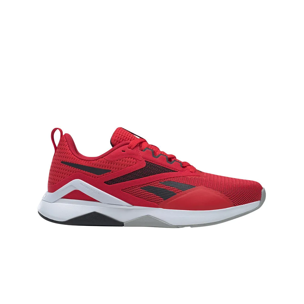 TENIS HOMBRE REEBOK NANOFLEX V2   ROJOBLANCO