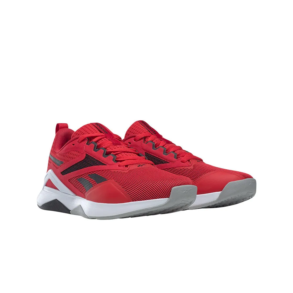 TENIS HOMBRE REEBOK NANOFLEX V2   ROJOBLANCO