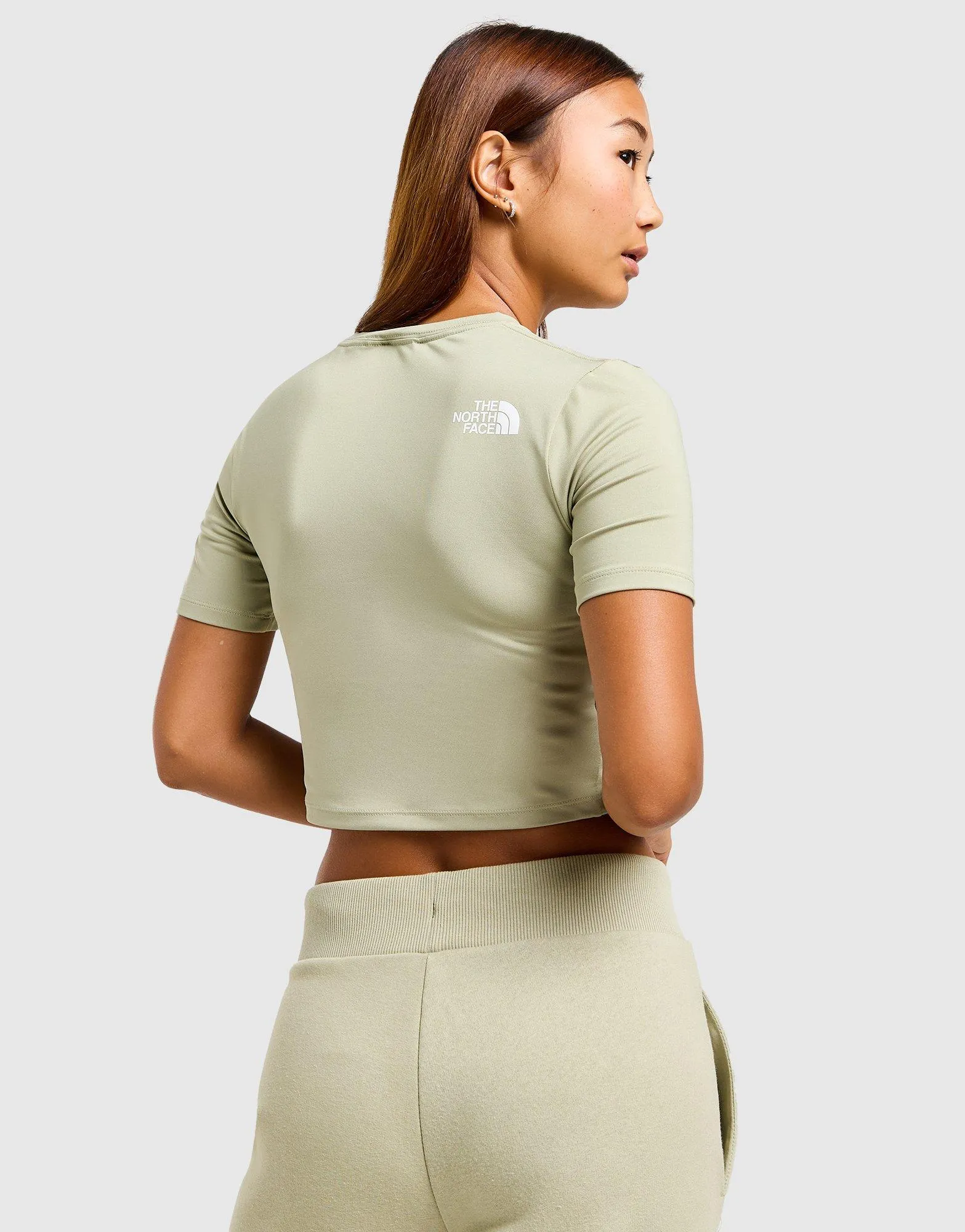 The North Face Camiseta Outline Logo Slim Crop