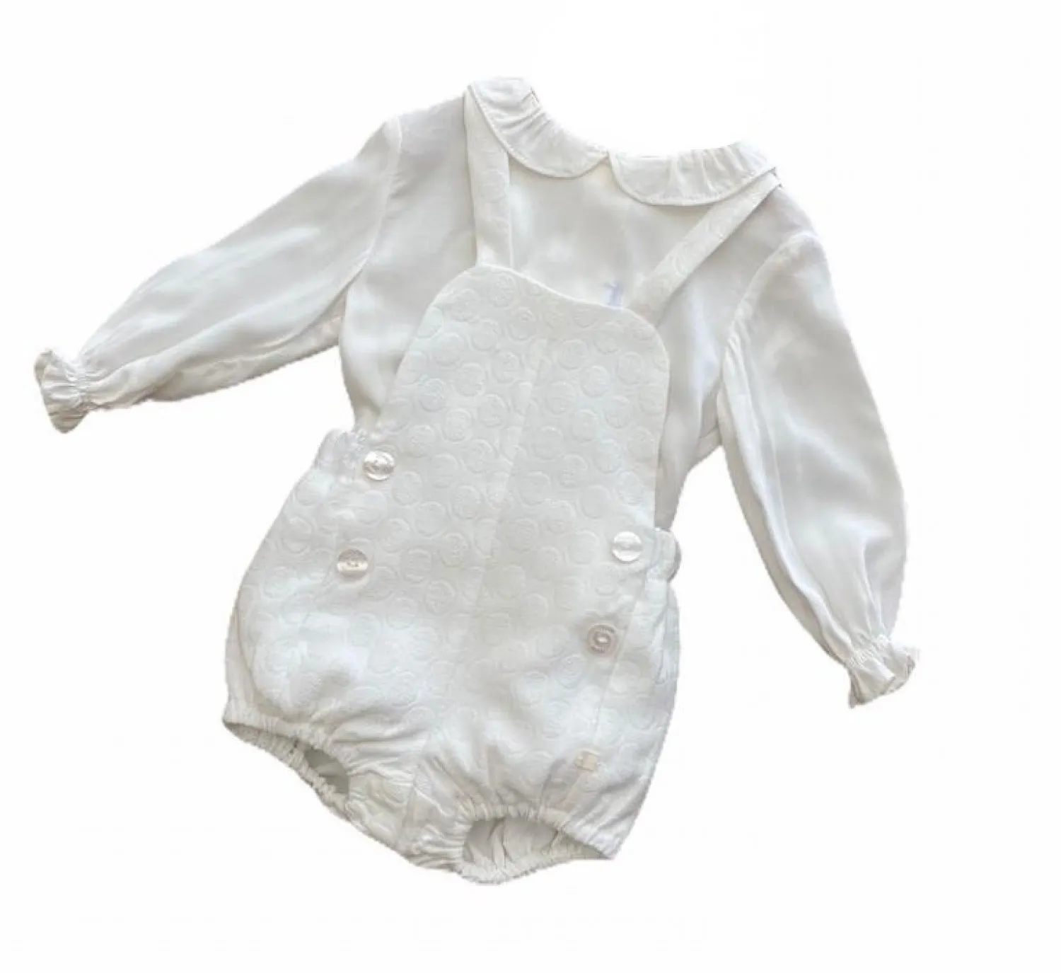 THREEPIECE BOY'S OUTFIT. LIGHT BLUE AND RAW.