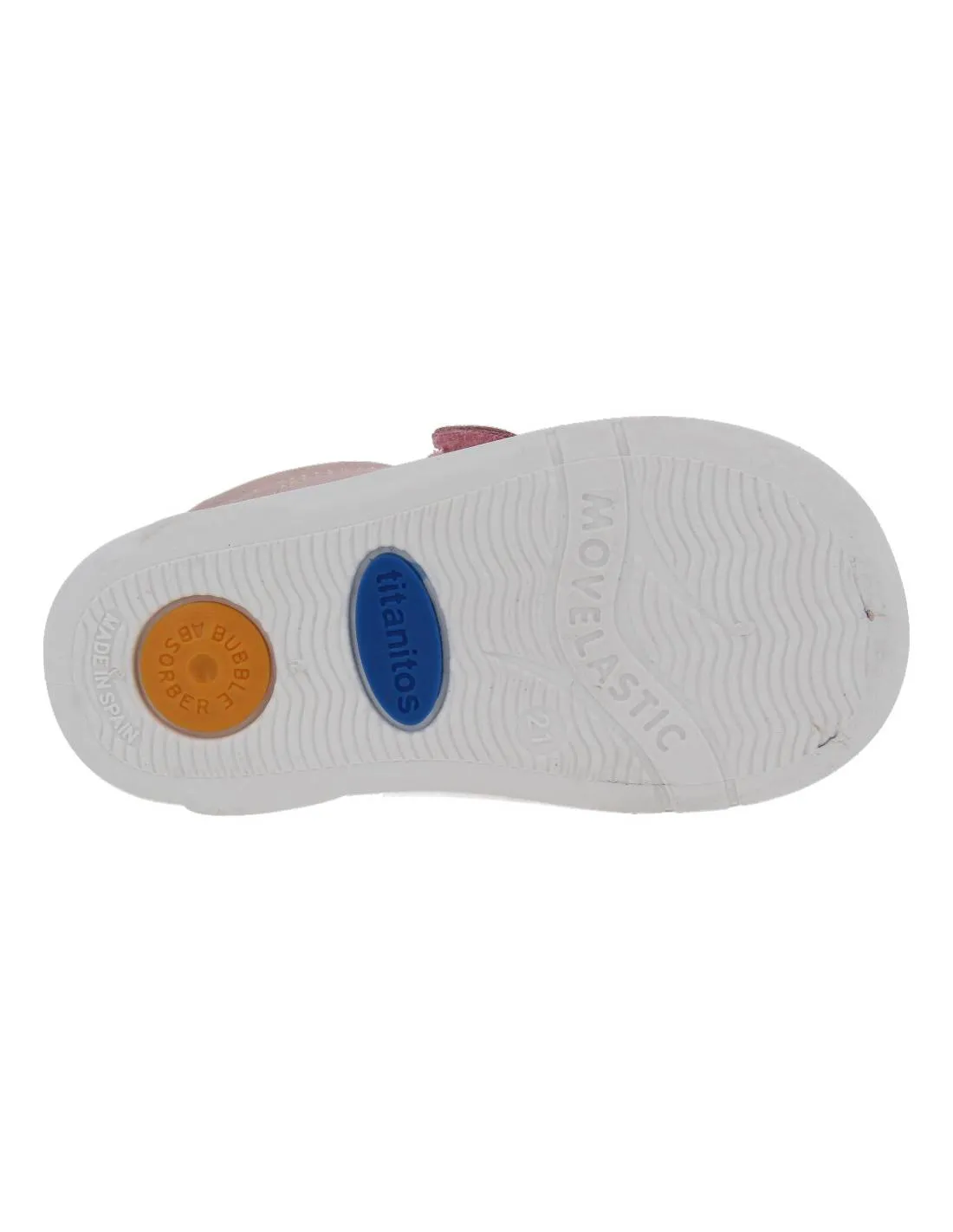 TITANITOS  DEPORTIVA RESPETUOSO UNISEX VELCROS ROSA