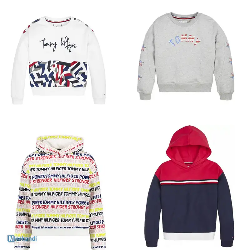 Tommy Hilfiger Manga larga Sudaderas para bebés y niños Ropa de lote, ¡nuevo!
