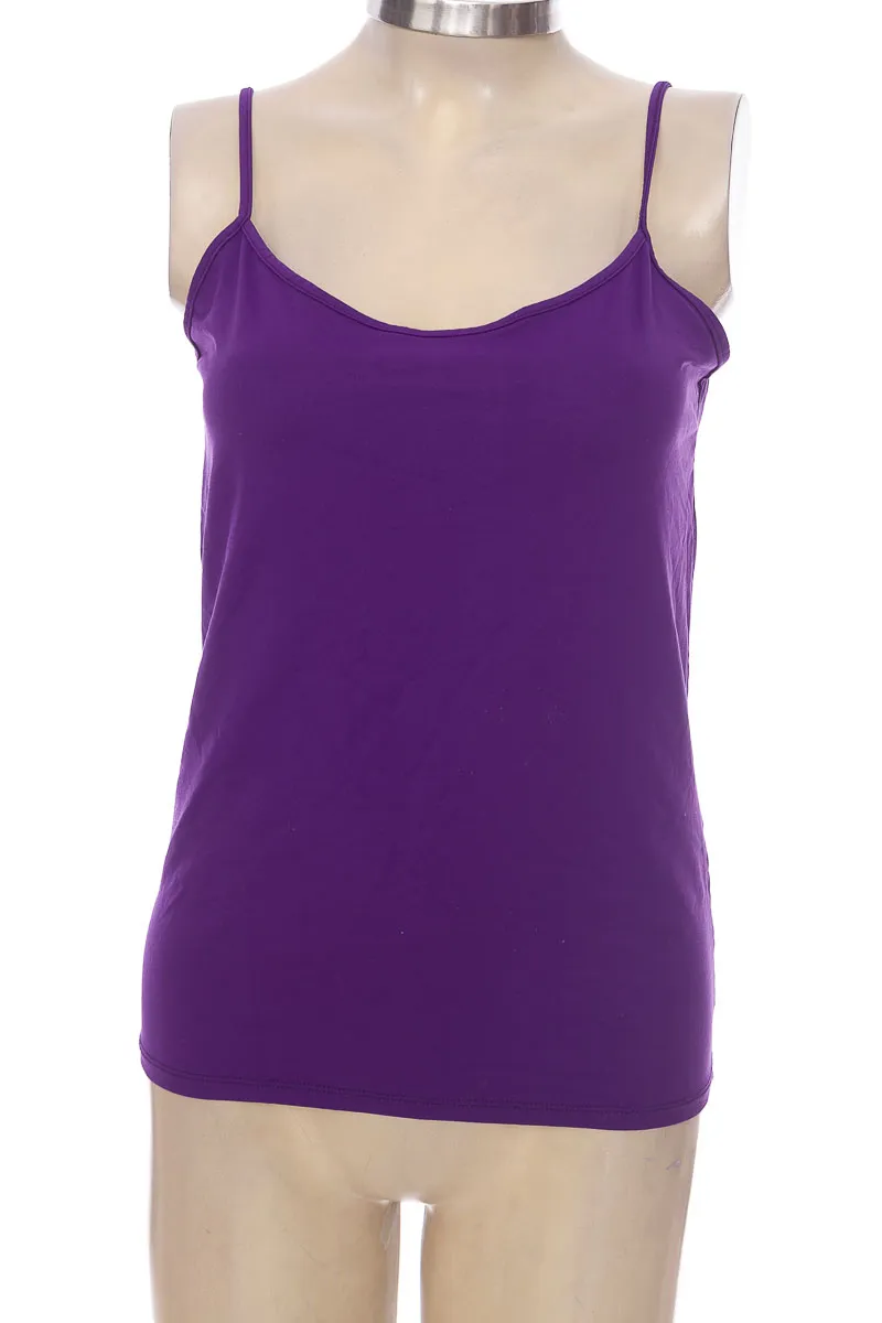 TOP / CAMISETA COLOR MORADO  BASICS