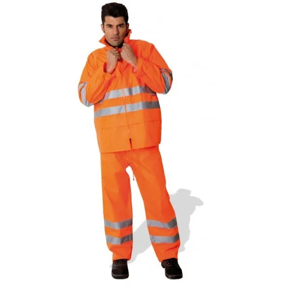 TRAJE DE LLUVIA ALTA VISIBILIDAD DOS PIEZAS