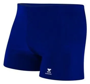 Tyr Bañador TYR Hombre Pierna Cuadrada Sólido Azul