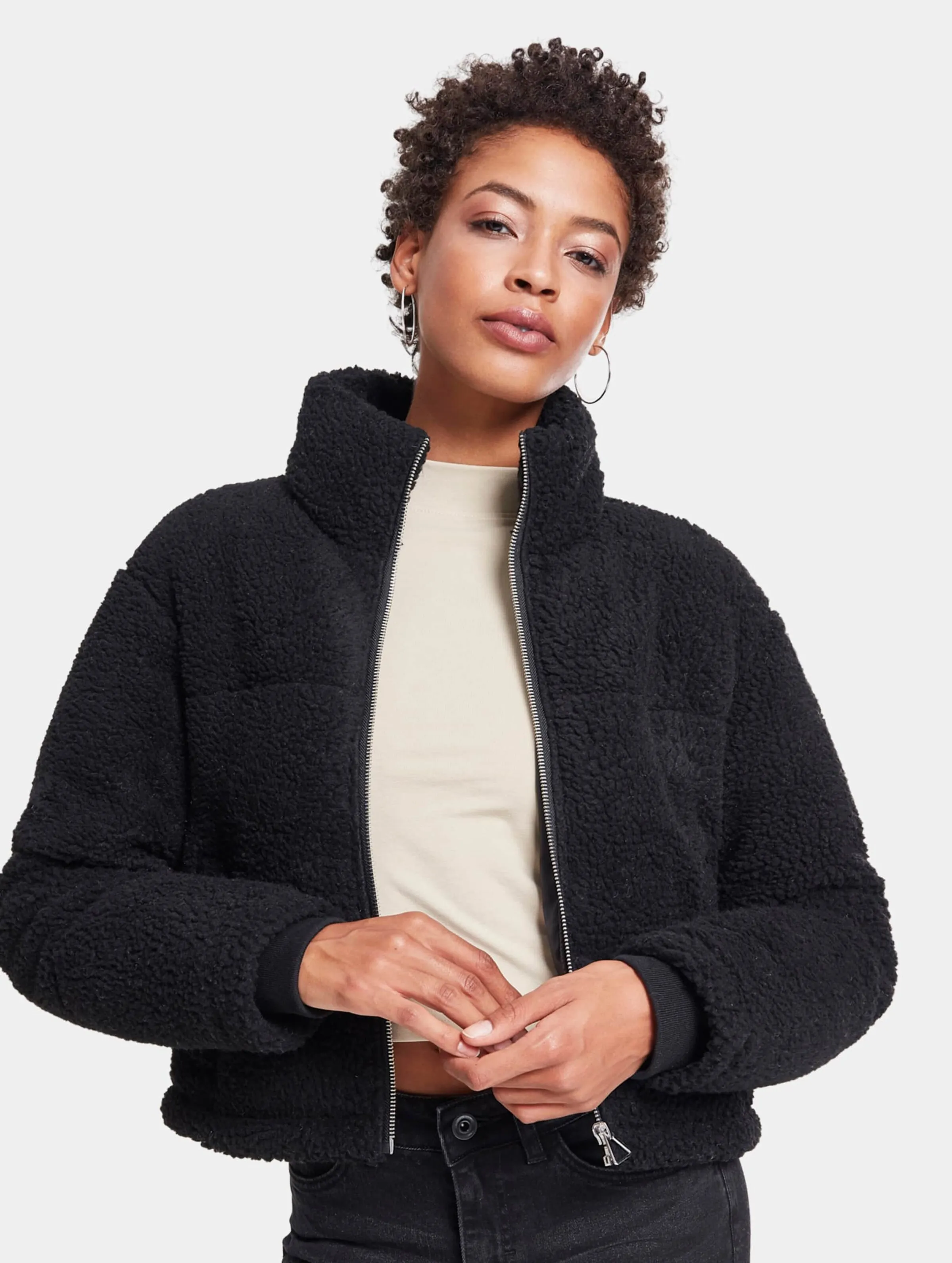 Urban Classics Ladies Boxy Sherpa
