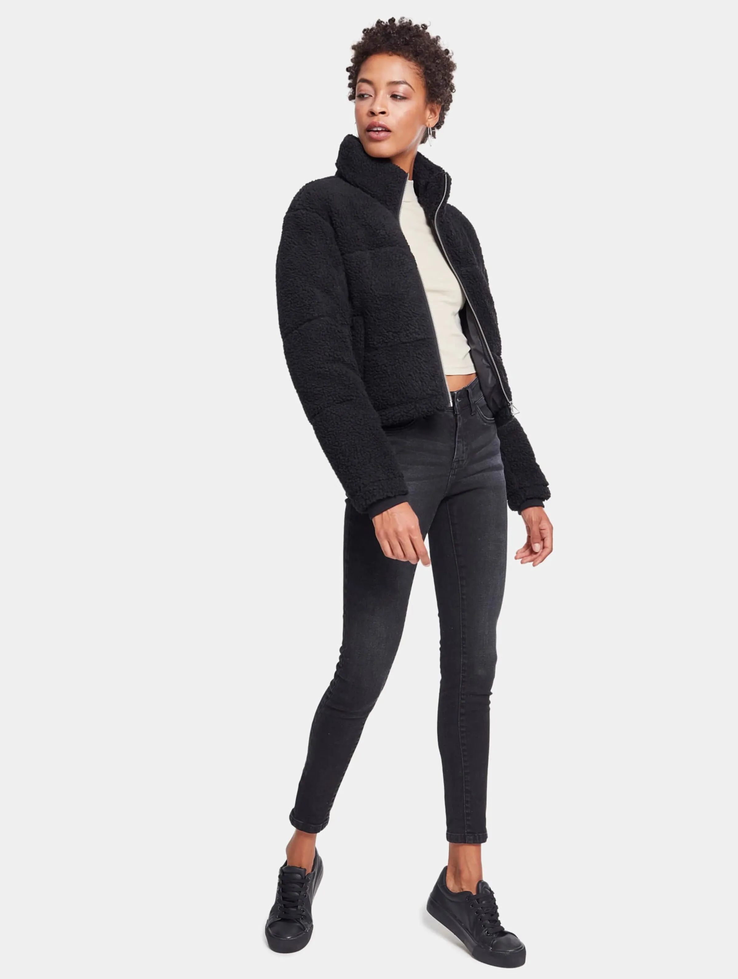 Urban Classics Ladies Boxy Sherpa