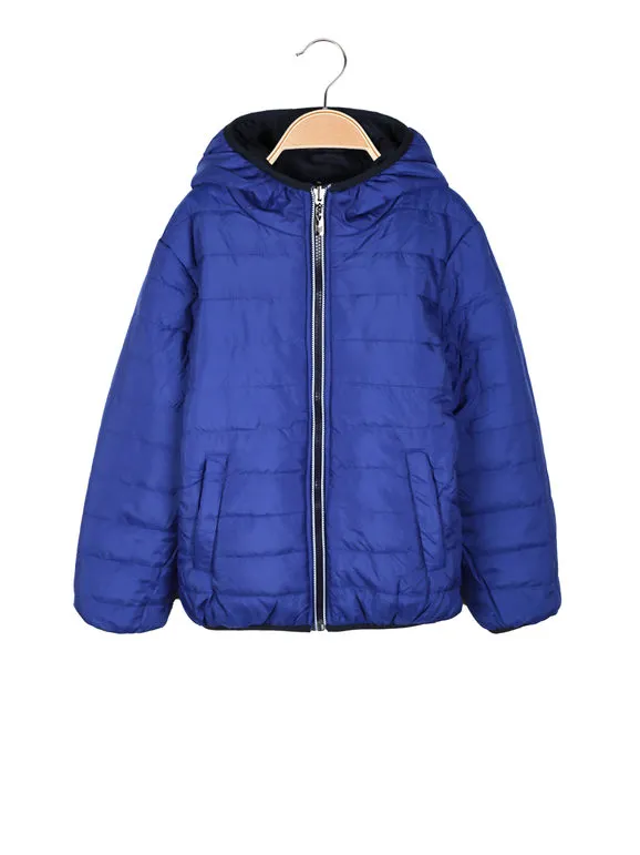 Urchin Chaqueta doble cara para niños con capucha y cremallera.