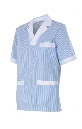 V585 Camisola pijama a rayas manga corta
