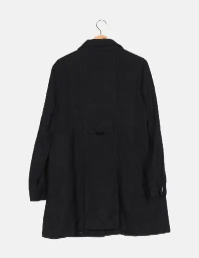 Vero Moda Abrigo negro básico