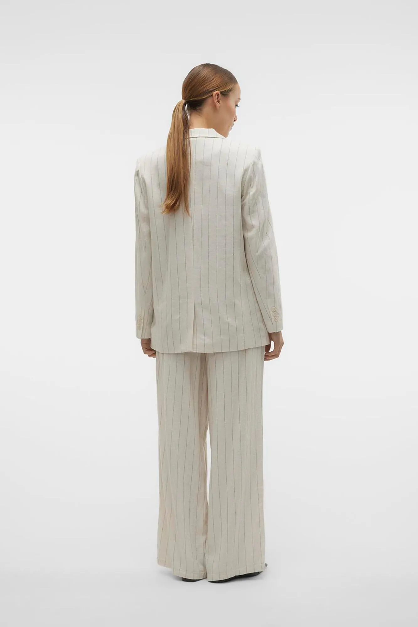 Vero Moda Pantalón largo de lino