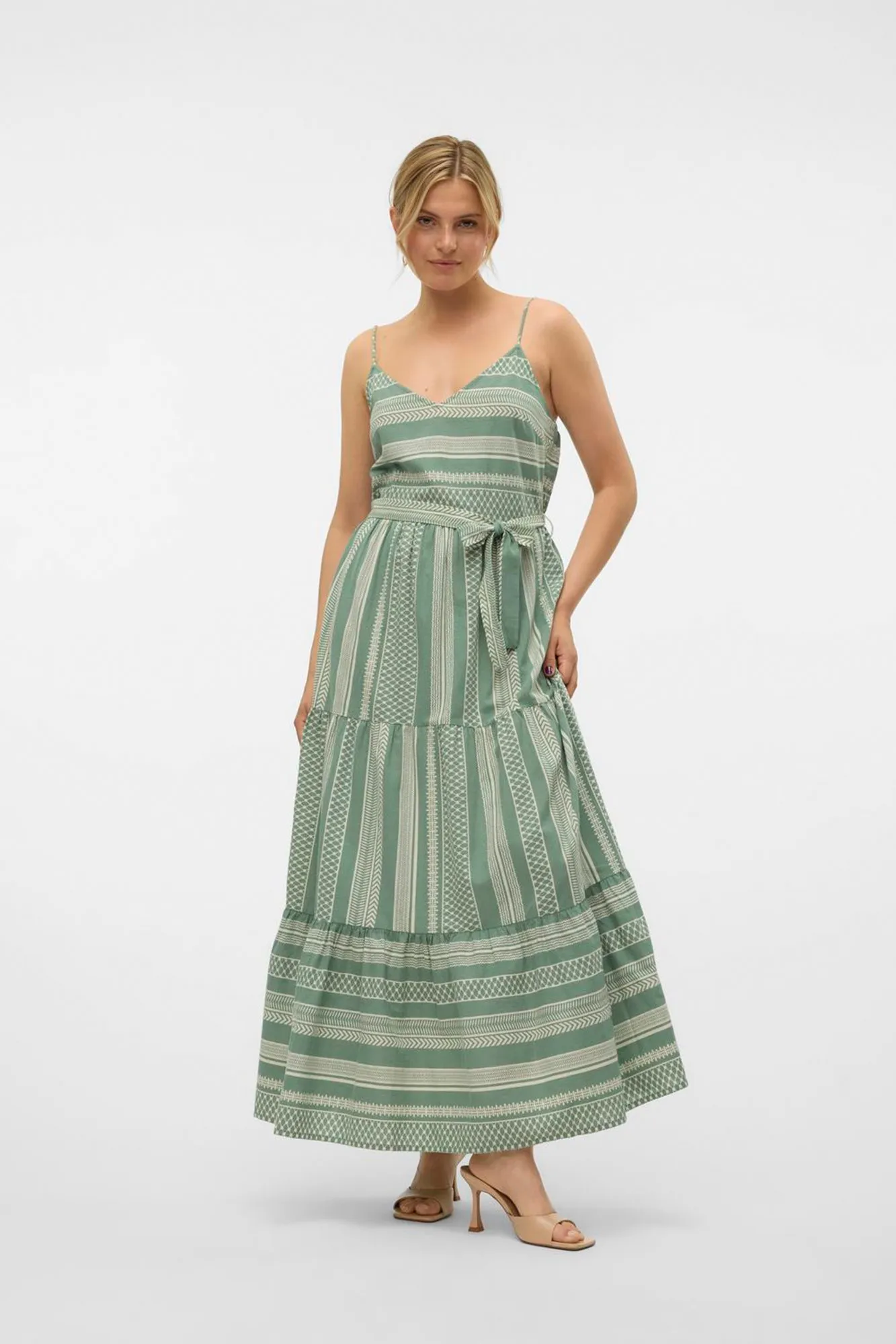 Vero Moda Vestido tobillero de tirantes