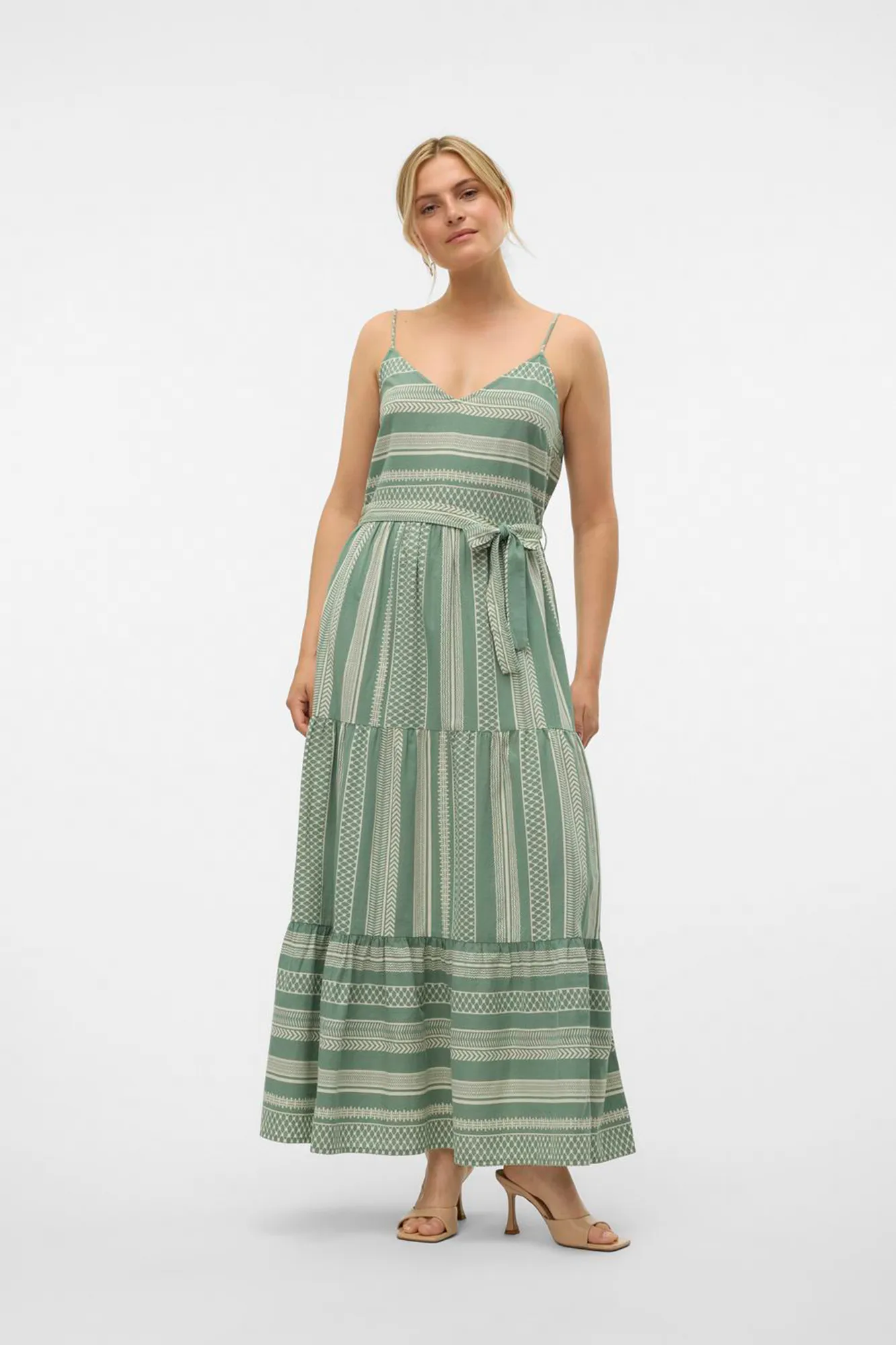 Vero Moda Vestido tobillero de tirantes