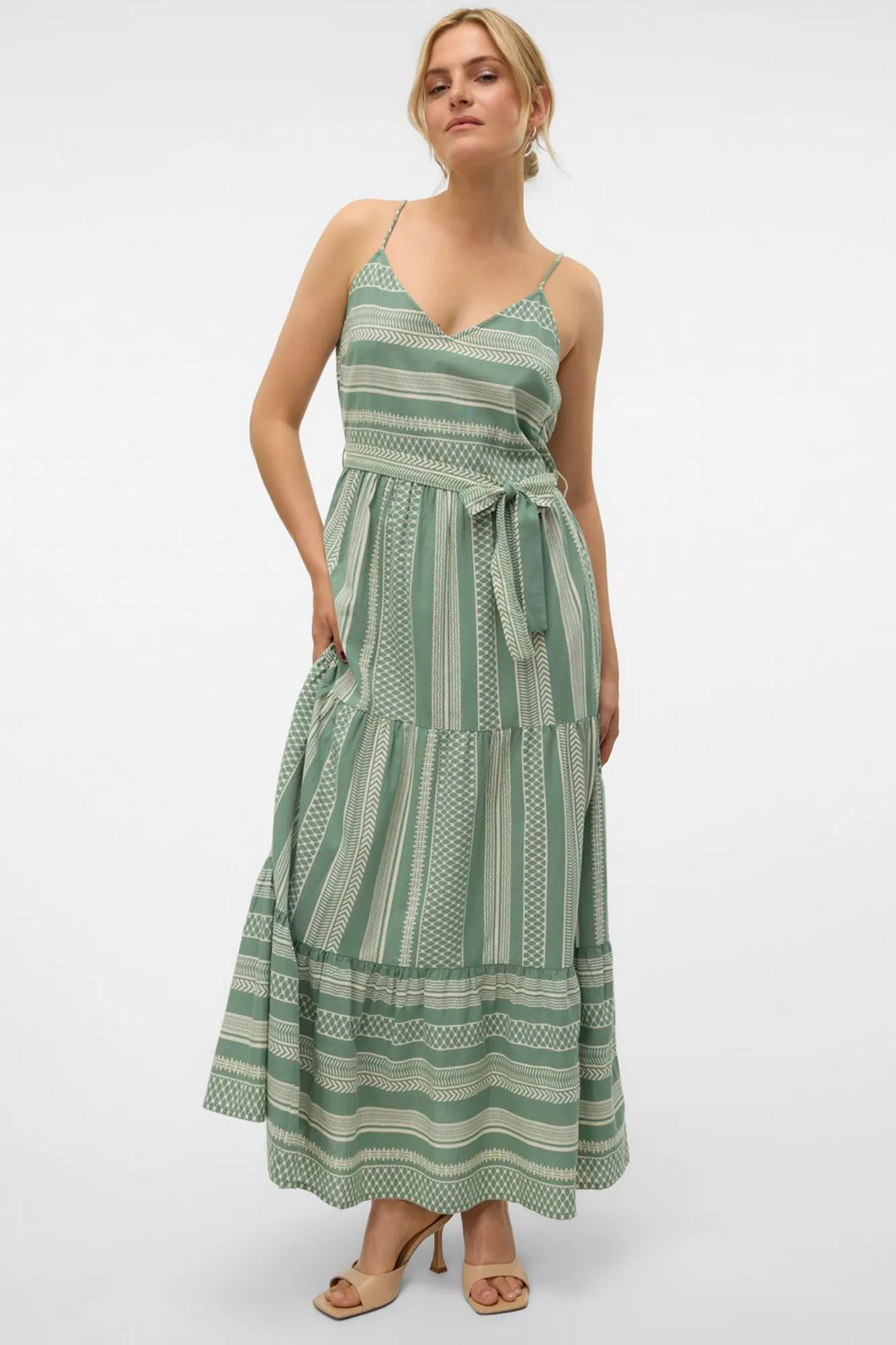 Vero Moda Vestido tobillero de tirantes
