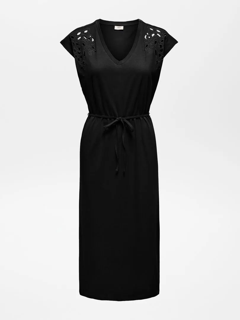 VESTIDO DE PUNTO  NEGRO
