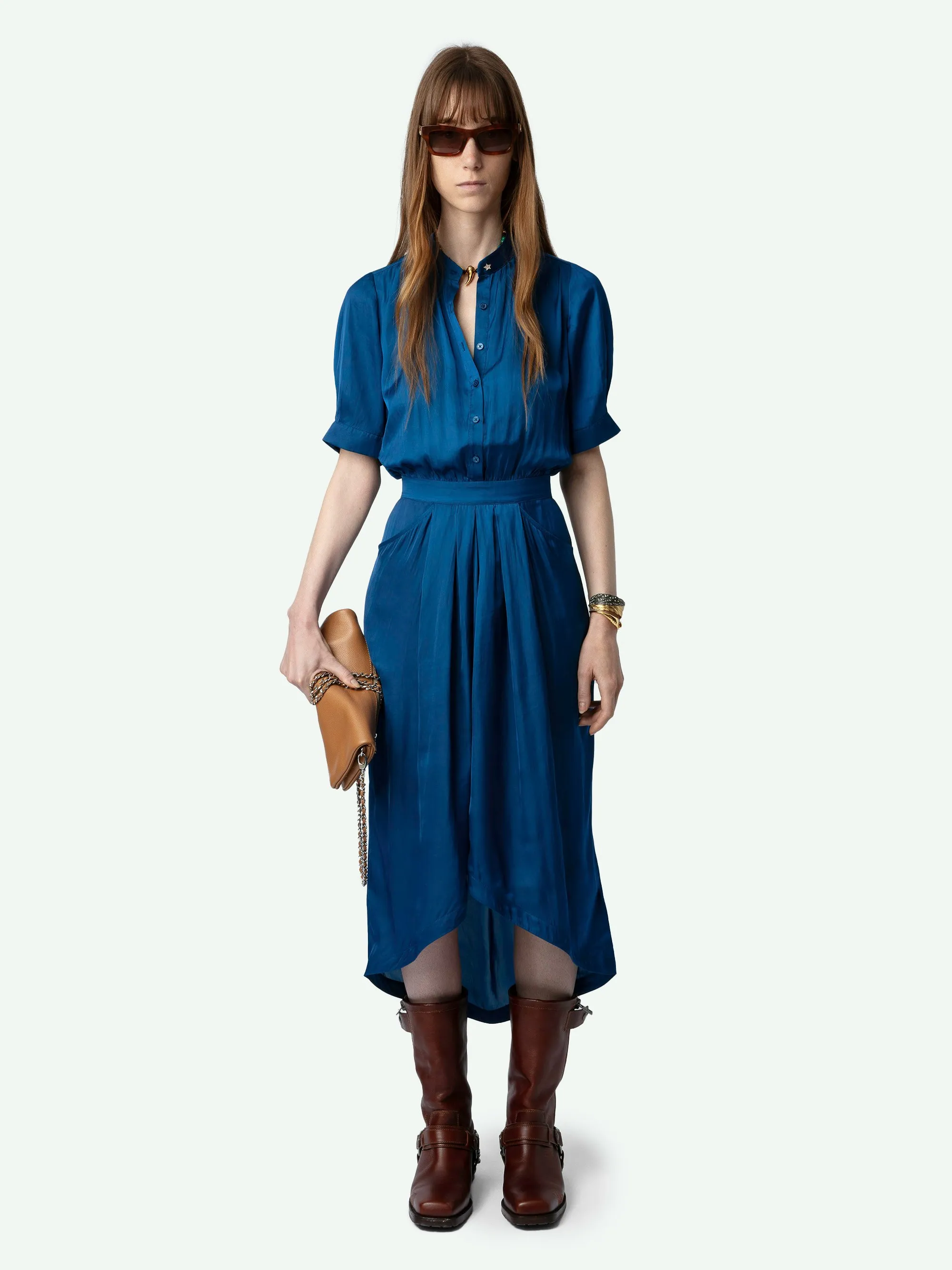 Vestido de Satén Rima