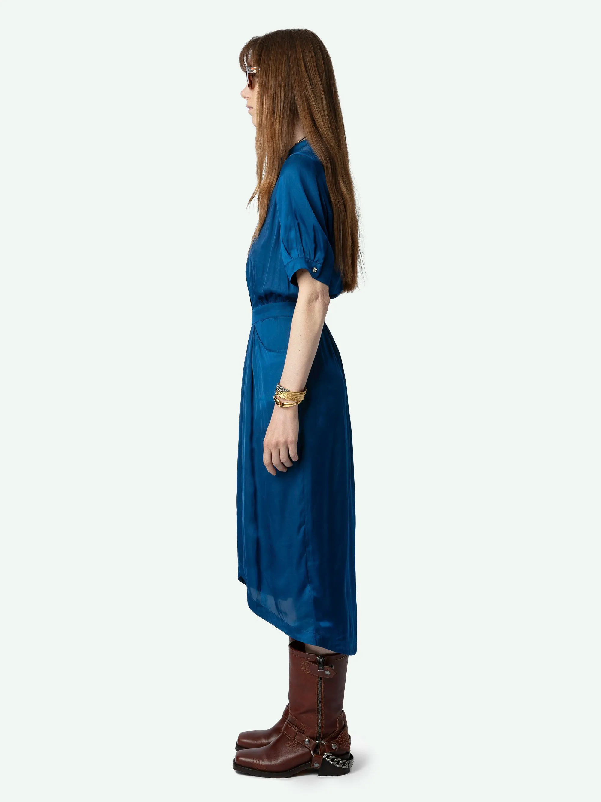 Vestido de Satén Rima