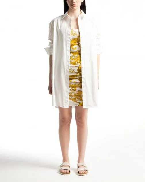 Vestido largo Versace Jeans Couture 76HAO9B6 Blanco