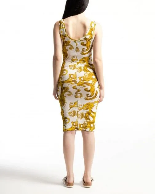 Vestido largo Versace Jeans Couture 76HAO9B6 Blanco