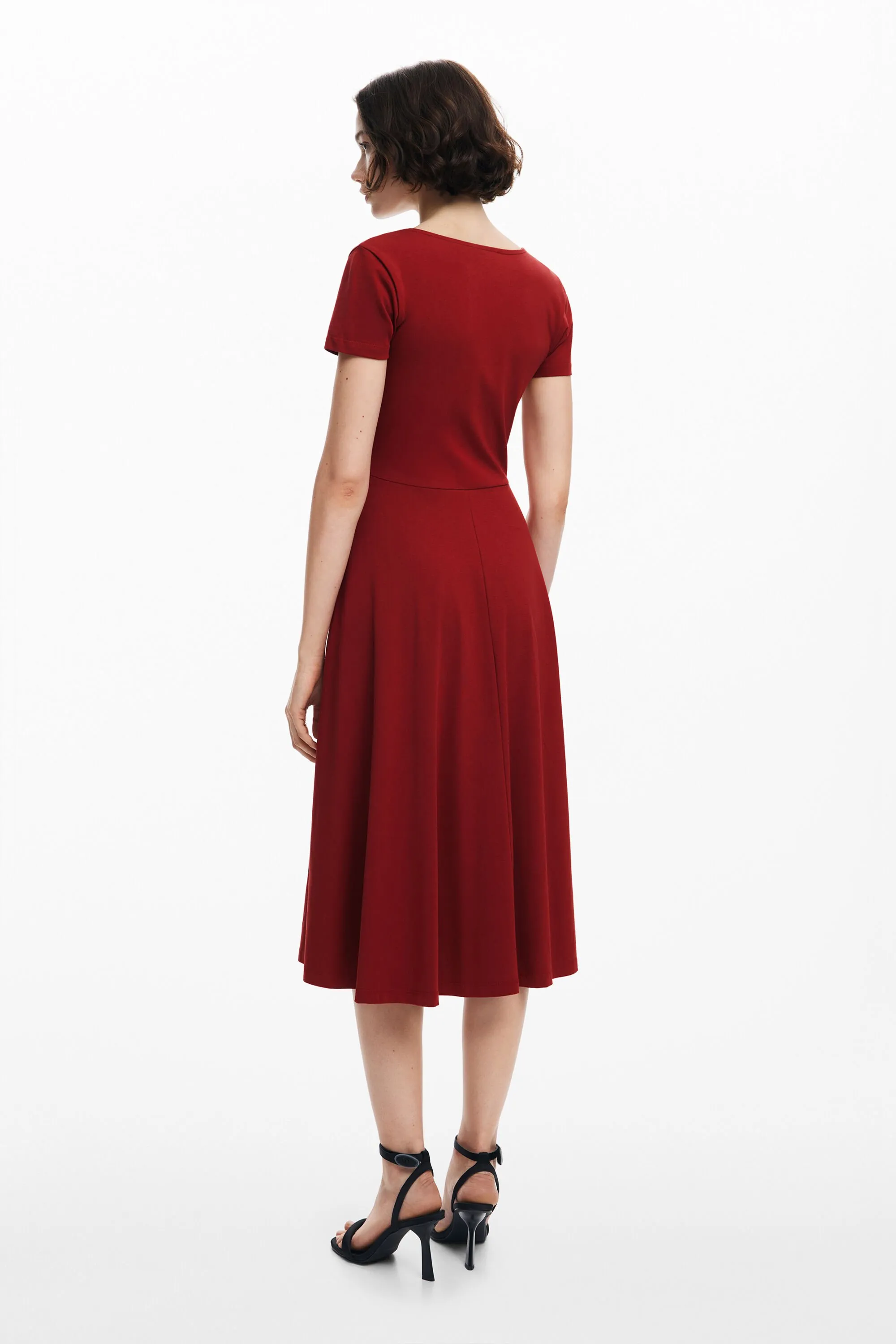 Vestido midi mariposas
