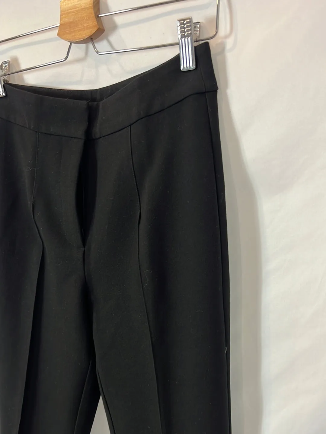YAS. Pantalón ancho negro T.s