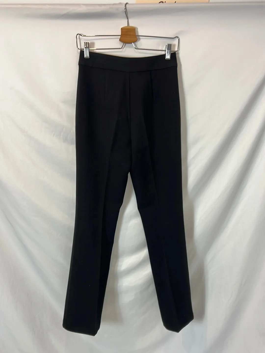YAS. Pantalón ancho negro T.s