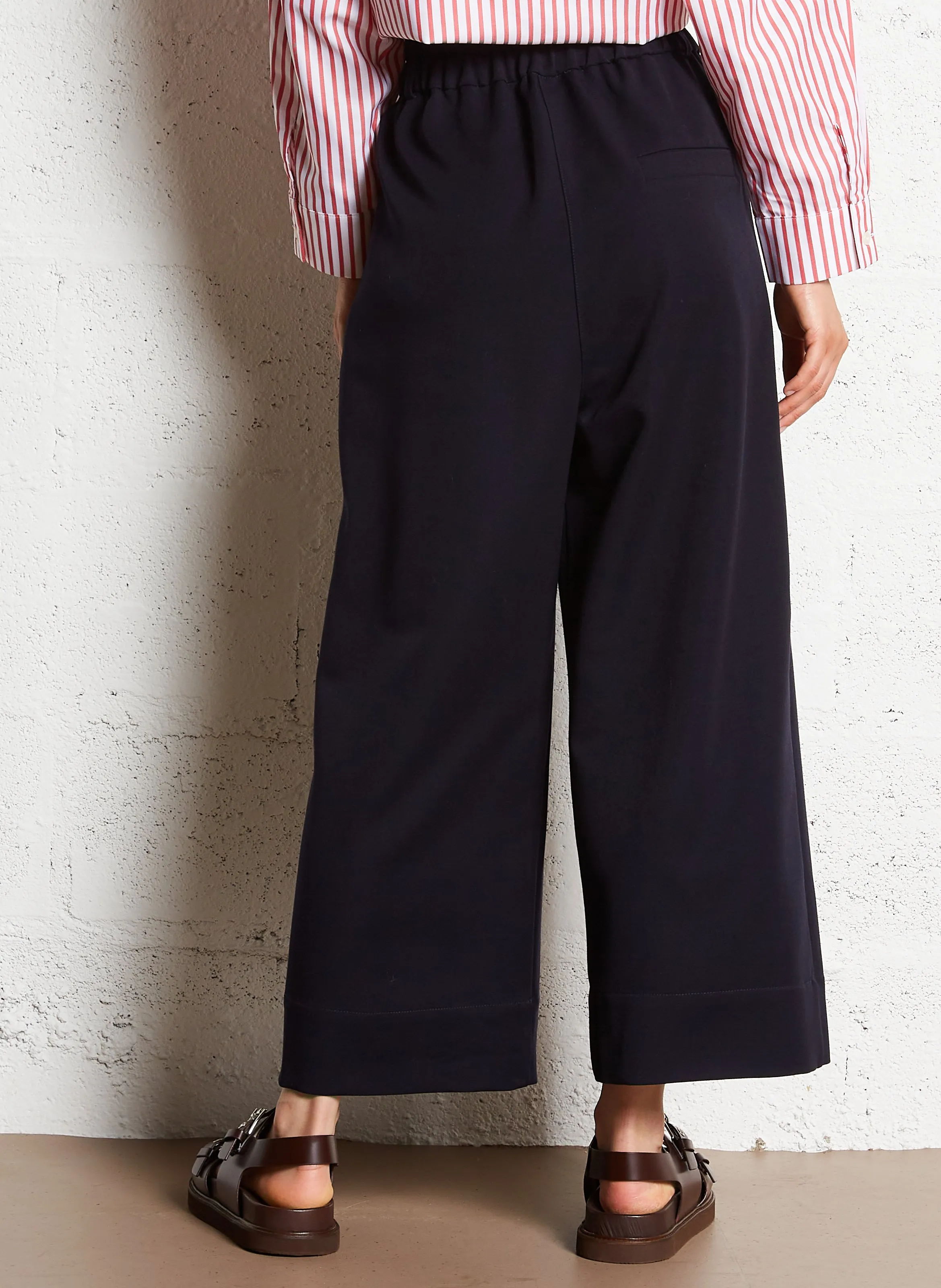YUMI  PANTALóN ANCHO EN AZUL