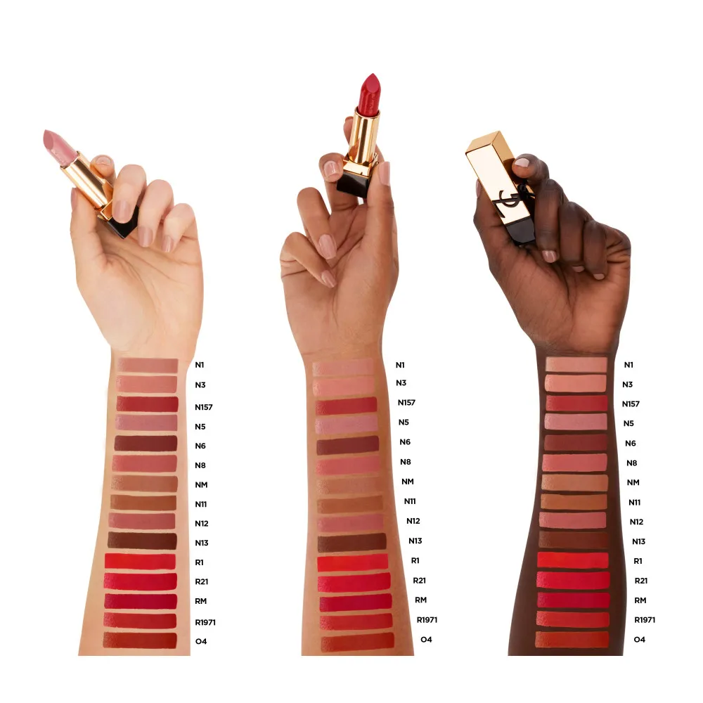YVES SAINT LAURENT ROUGE PUR COUTURE LABIAL ACABADO SATINADO EN   P4 CHIC CORAL