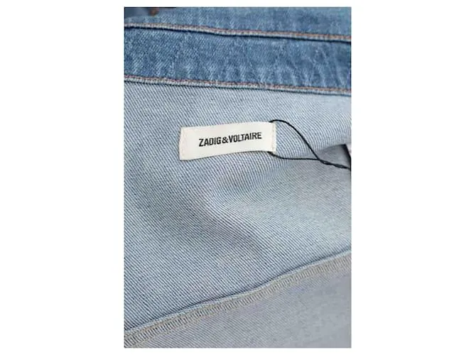 Zadig & Voltaire Chaqueta de algodón Azul 