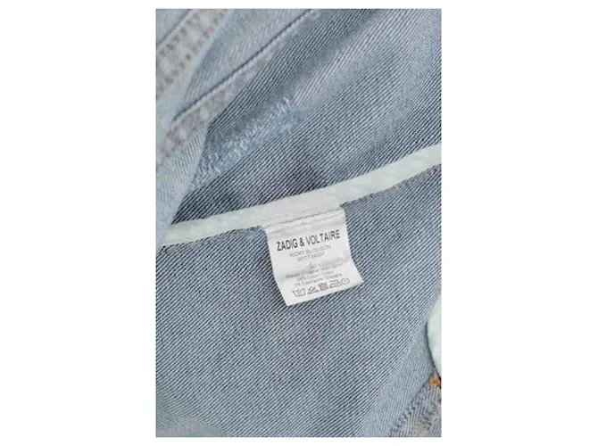 Zadig & Voltaire Chaqueta de algodón Azul 