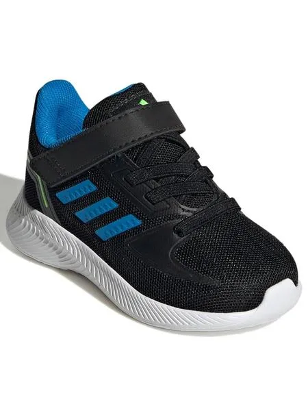 Zapatilla Adidas Runfalcon Negro/Azul Bebe