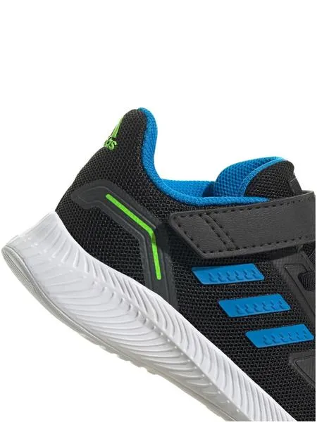 Zapatilla Adidas Runfalcon Negro/Azul Bebe
