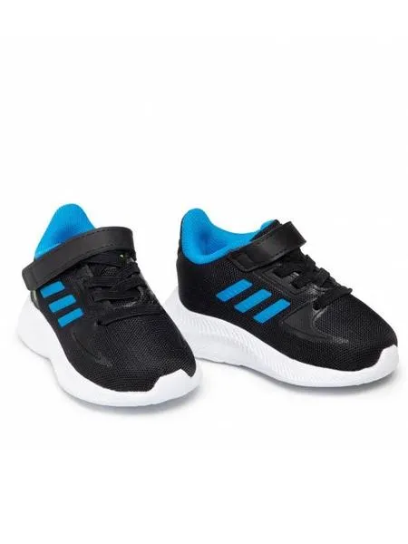 Zapatilla Adidas Runfalcon Negro/Azul Bebe