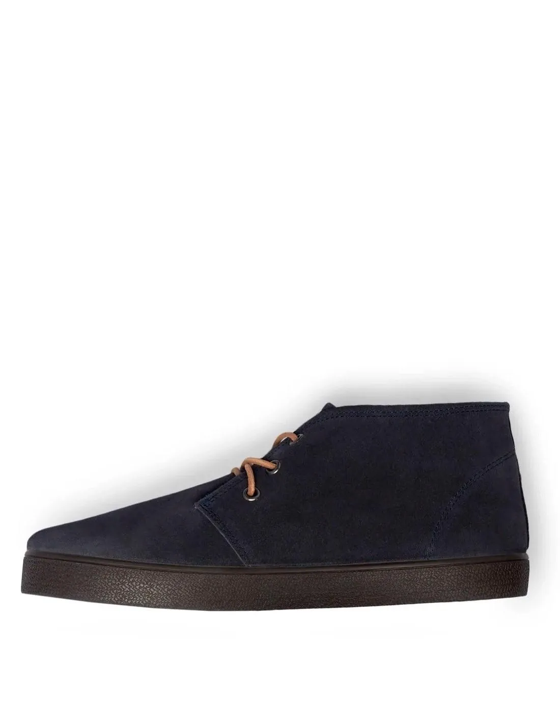 Zapatilla alta tela casual azul  Pompeii