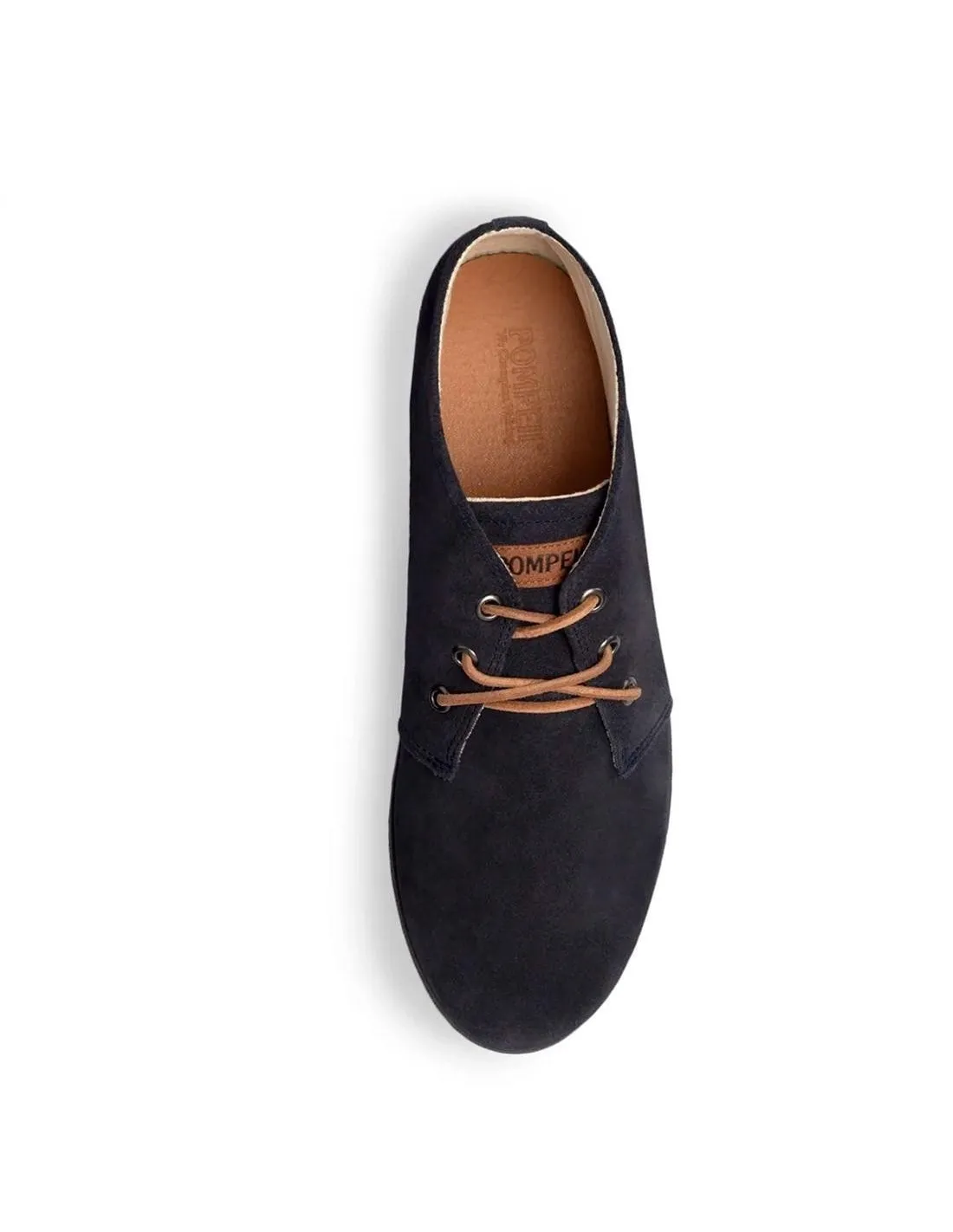 Zapatilla alta tela casual azul  Pompeii