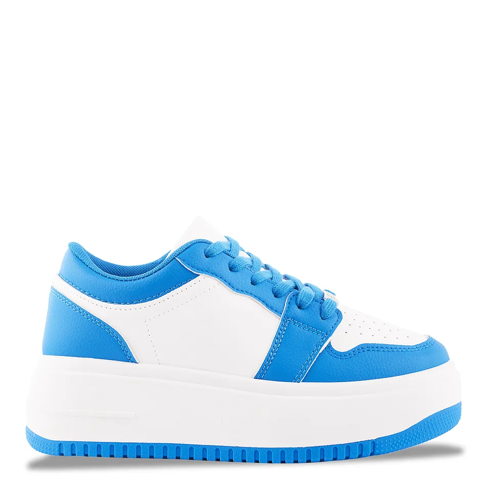 Zapatilla Basket 02 Azul con Plataforma