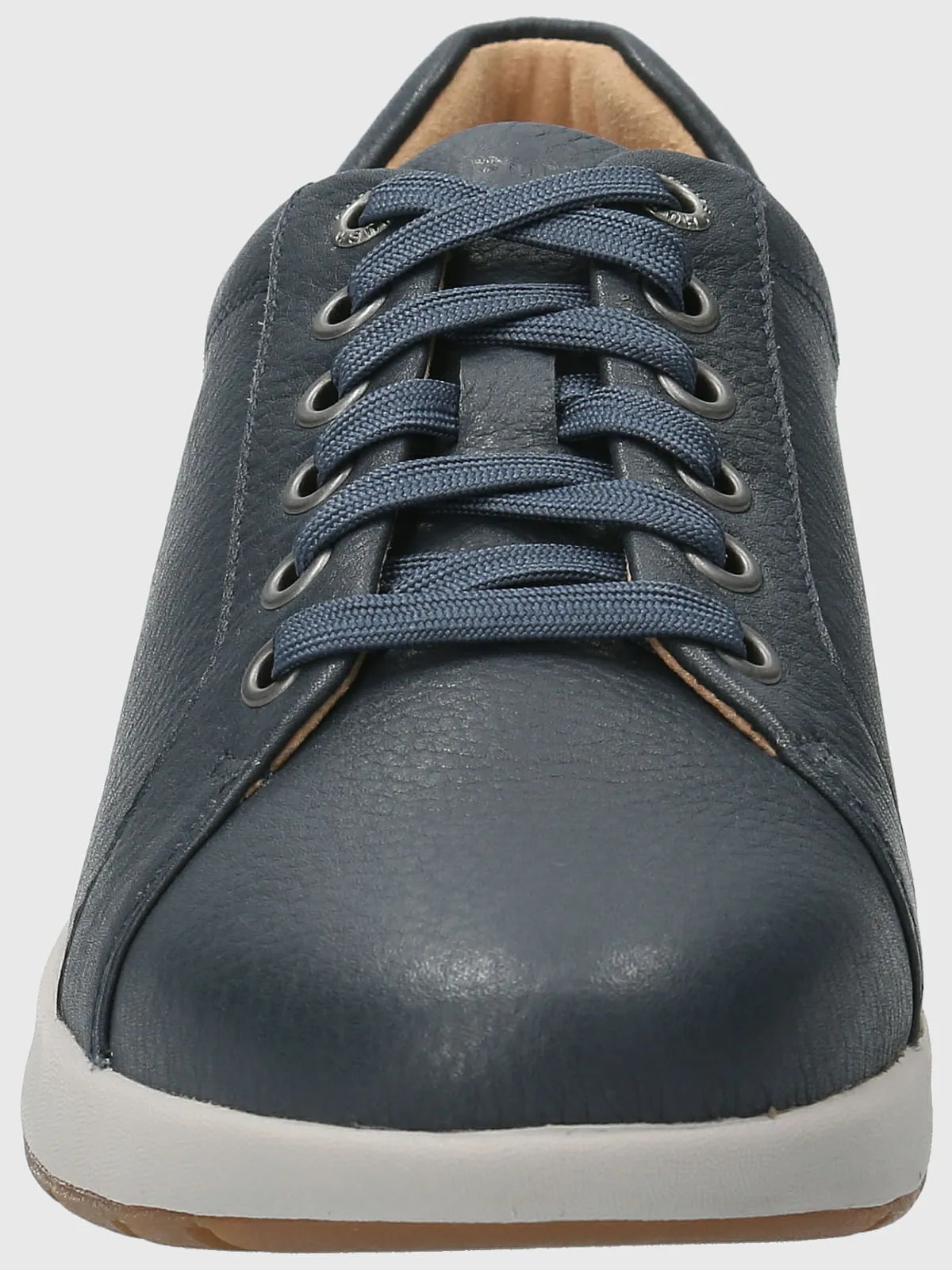 Zapatilla Cuero Mujer Spinal Laceup Azul