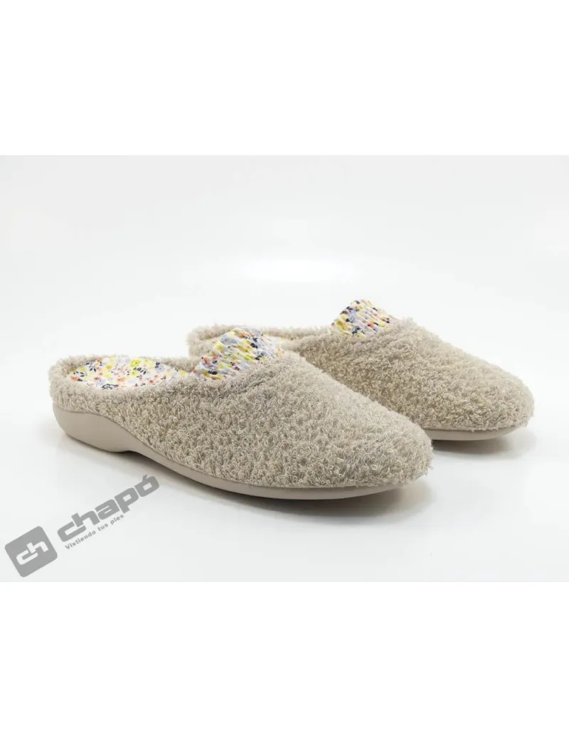 Zapatilla De Casa Arena GarzÓn Zapatillas 7293.130