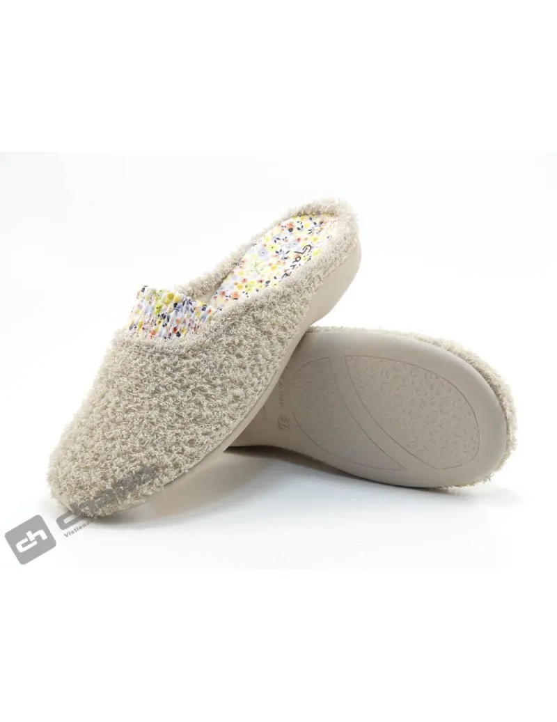 Zapatilla De Casa Arena GarzÓn Zapatillas 7293.130
