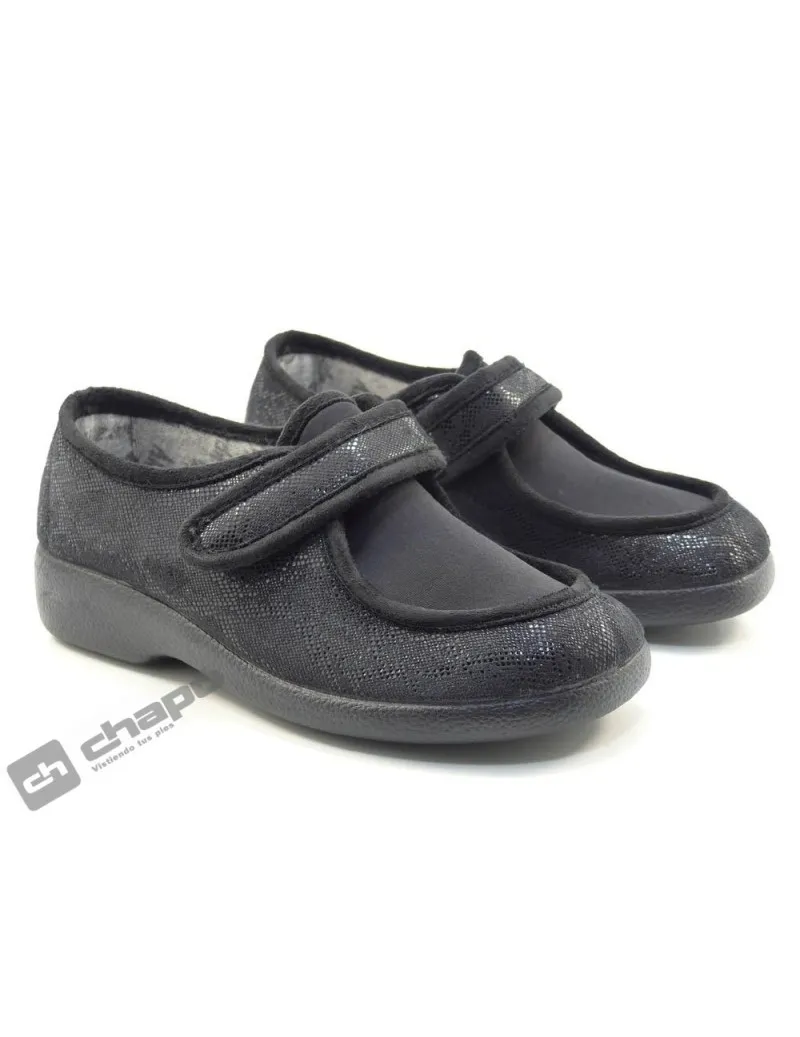 Zapatilla De Casa Negro GarzÓn Zapatillas 3070.481