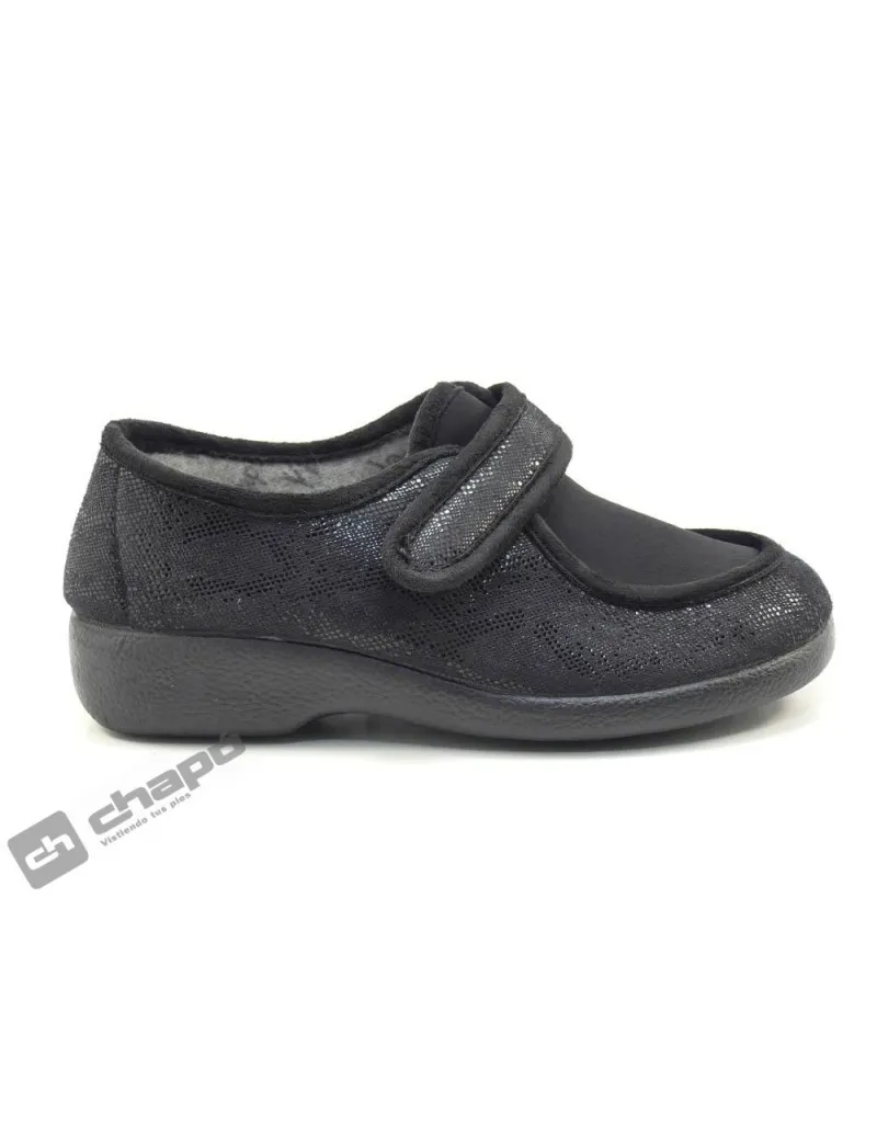Zapatilla De Casa Negro GarzÓn Zapatillas 3070.481