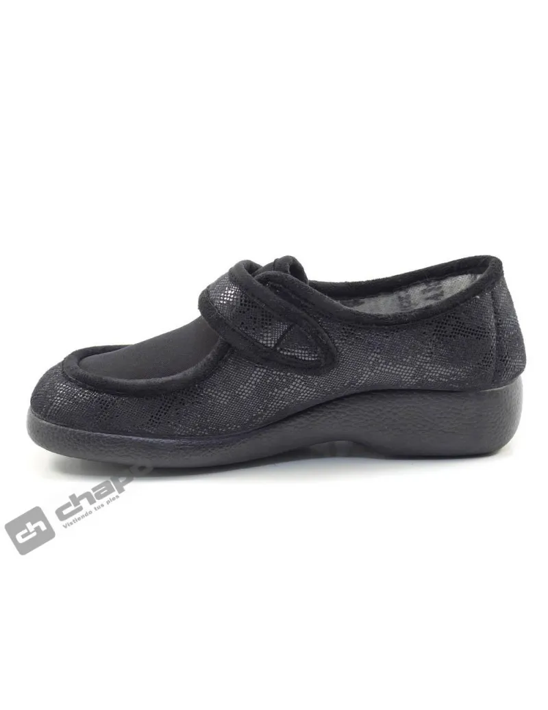 Zapatilla De Casa Negro GarzÓn Zapatillas 3070.481