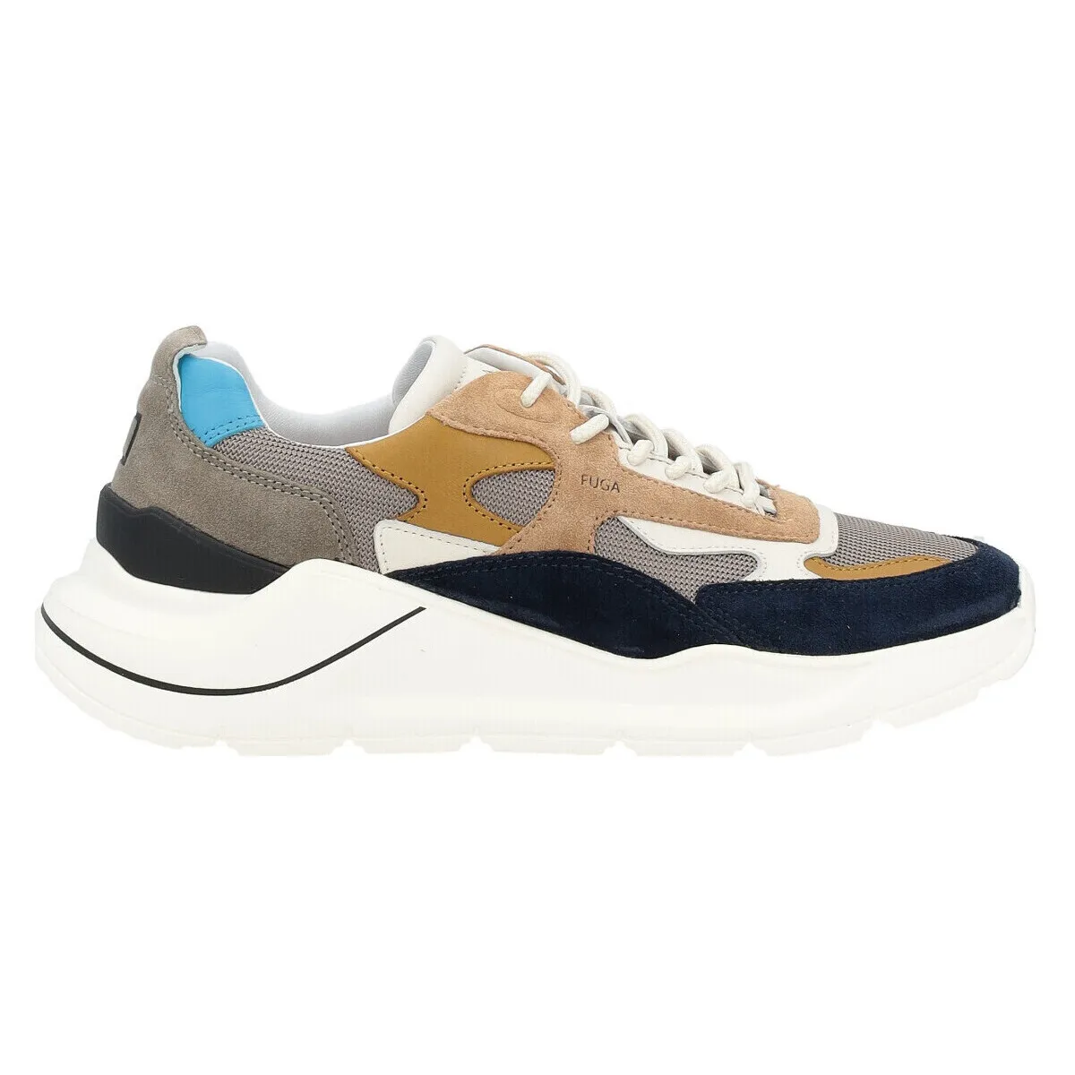 Zapatilla Escape Dragon Barro azul y beige