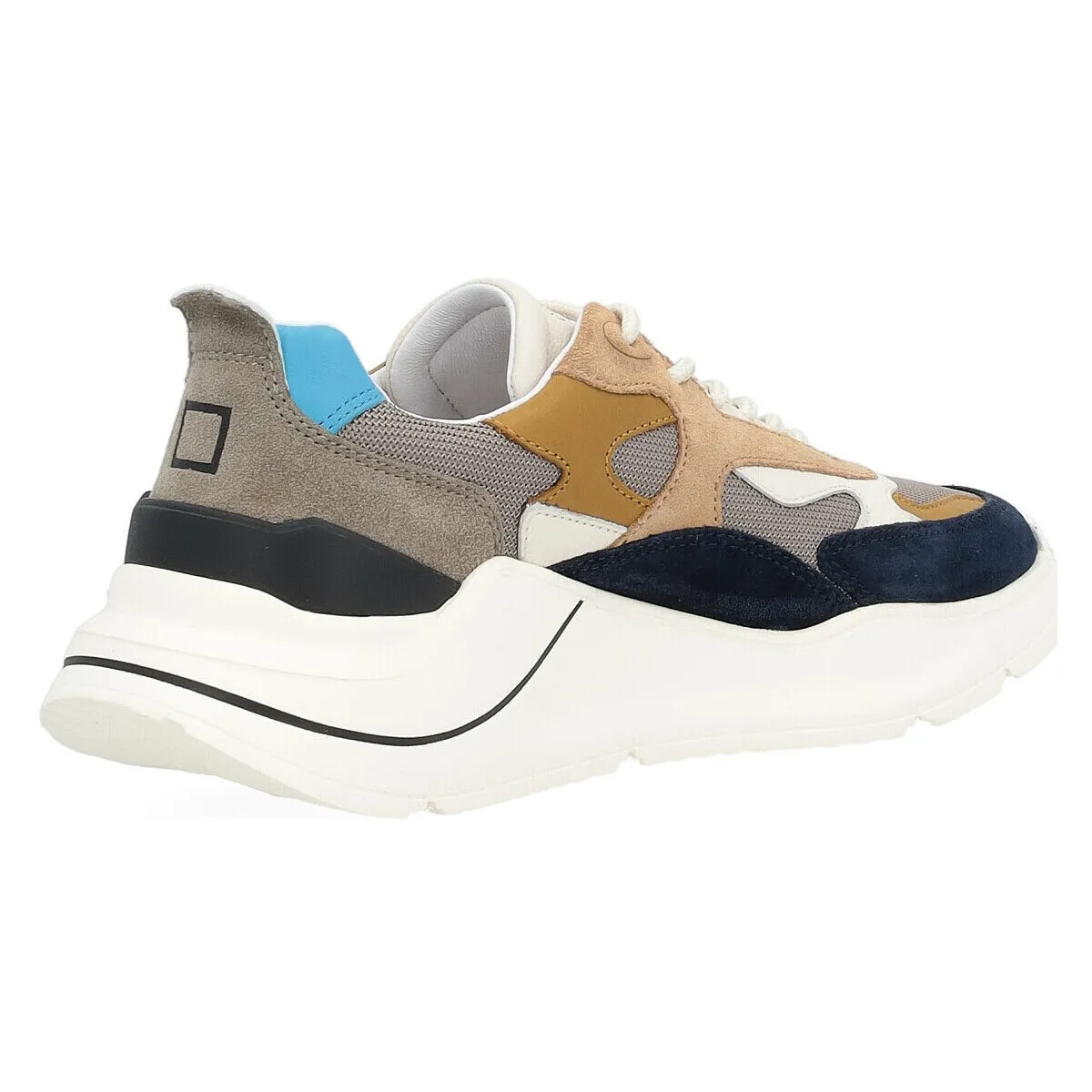 Zapatilla Escape Dragon Barro azul y beige