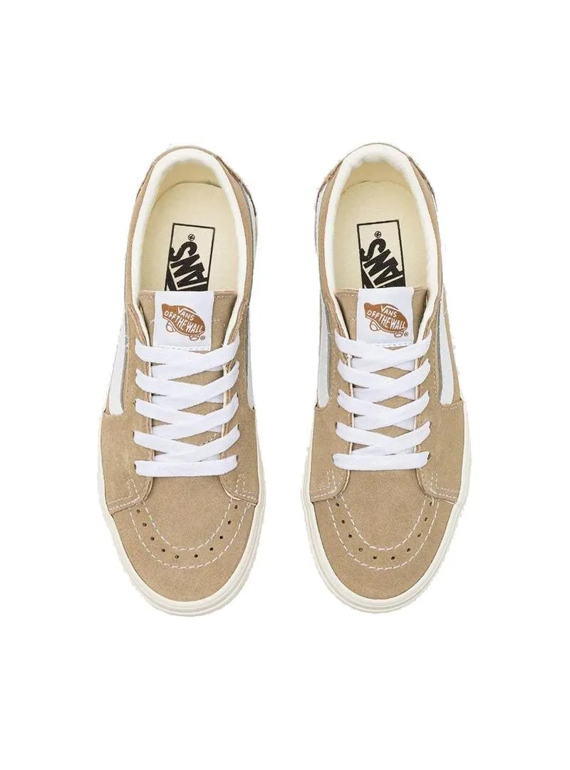 ZAPATILLA HOMBRE VANS SK8LOW BEIGE BLANCO