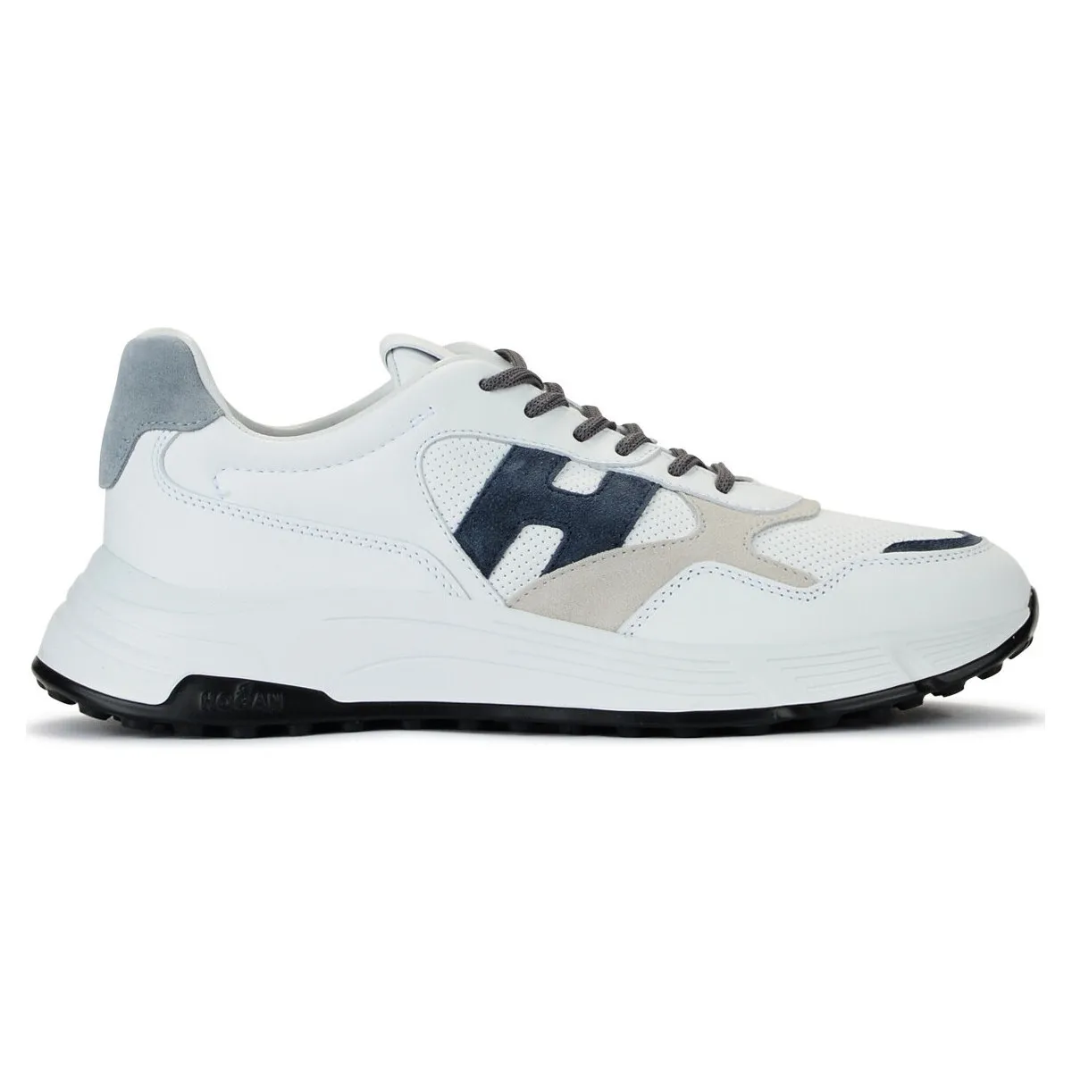 Zapatilla  Hyperlight blanco gris y azul