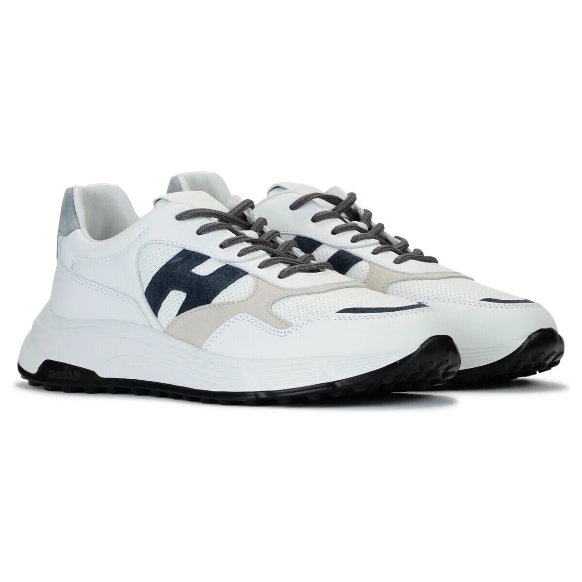 Zapatilla  Hyperlight blanco gris y azul